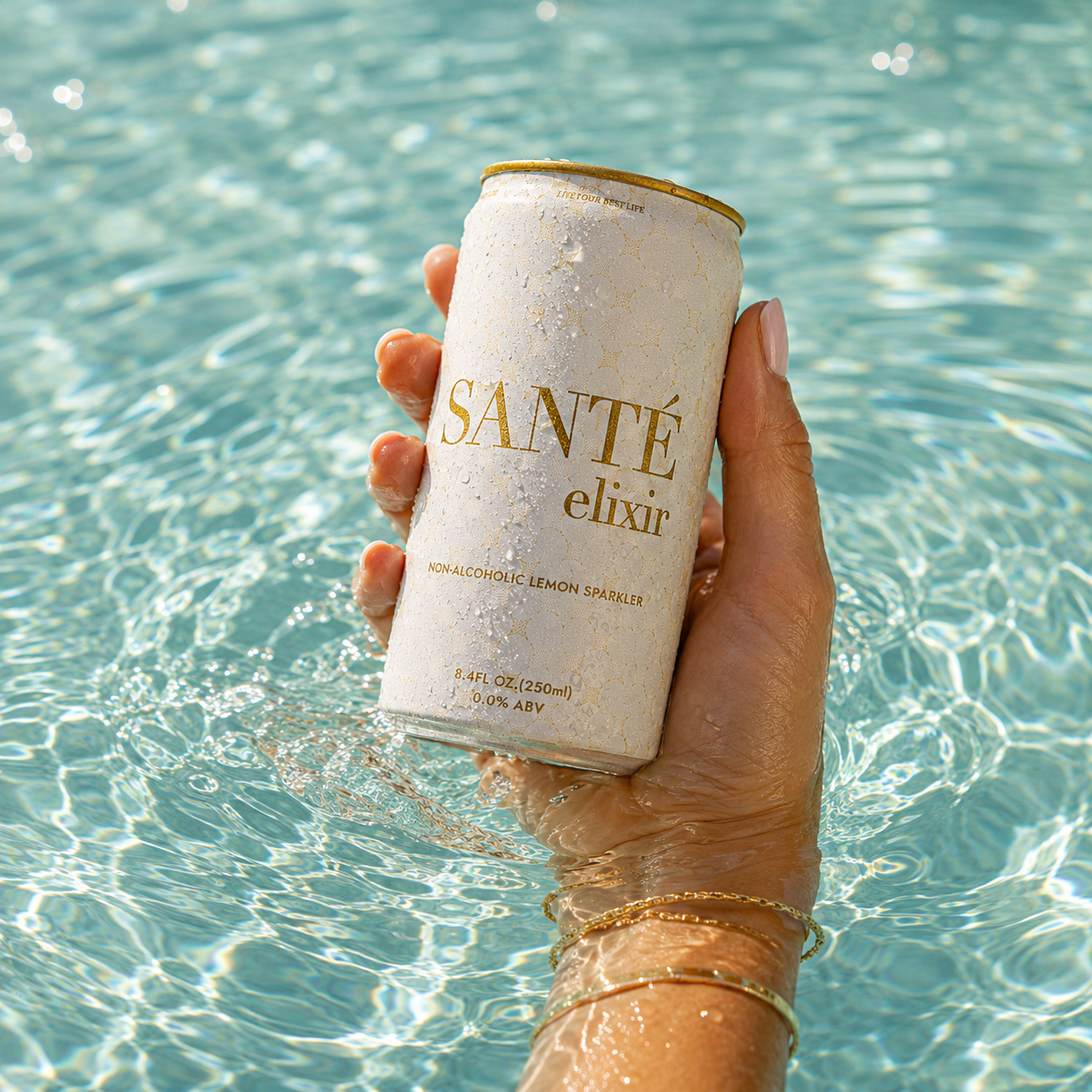SANTÉ Elixir 4-Pack | Sparkling Wellness Drink with Adaptogens